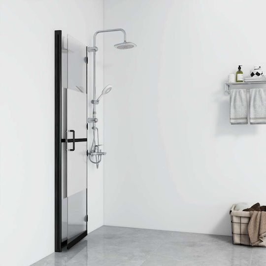 vidaXL Divider de verandă Duș cu Pliabil Ușă 90x190cm Tesatura