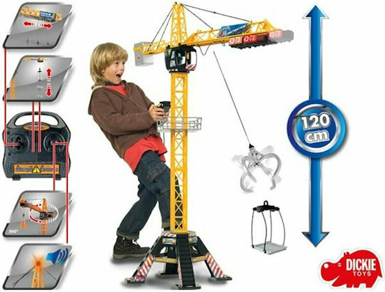 Dickie Mega Crane Remote Controlled Construction Vehicle