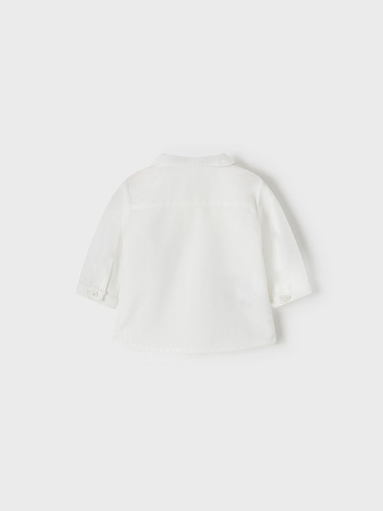 Mayoral Kids One Color Shirt White