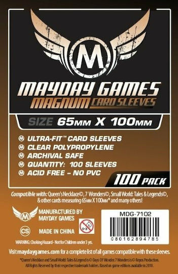 Mayday Games Ръкави За Карти Стандартен Размер 100 Бр
