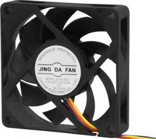 Ανεμιστήρας 12V 120x120x25mm 3W με Ρουλεμάν (FAN-124)