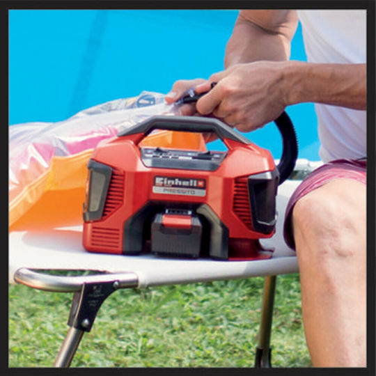 Einhell Τρόμπα Αυτοκινήτου Pressito 160PSI Επαναφορτιζόμενη 220V (Χωρίς Μπαταρία)