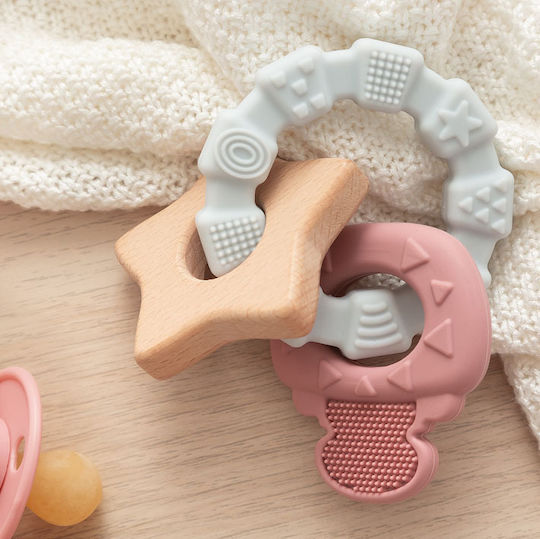 Kiokids Ecofriendly Μασητικός Κρίκος Οδοντοφυΐας από Σιλικόνη για 3 m+