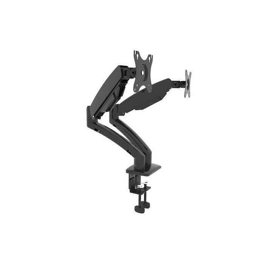 Focus Mount DLB702 Βάση Γραφείου για 2 Οθόνες έως 30" με Βραχίονα