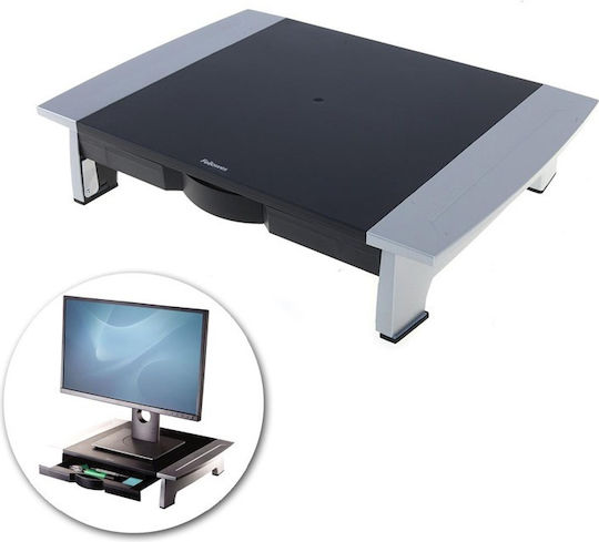 Fellowes Office Suites Tabletop Suport Monitor Argintie