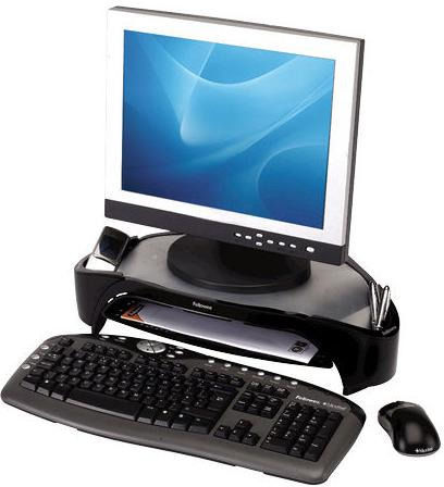 Fellowes Smart Suites Стойка Монитор до 21" Черна