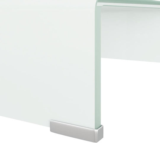 vidaXL Desktop Stand Monitor Transparent (244142)