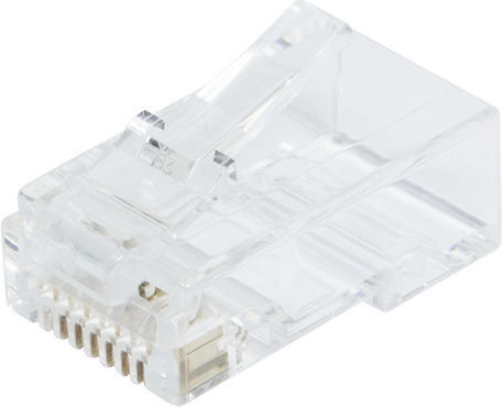 LogiLink MP0002 Щепсел RJ-45 мъжки Cat5e 100бр Бял