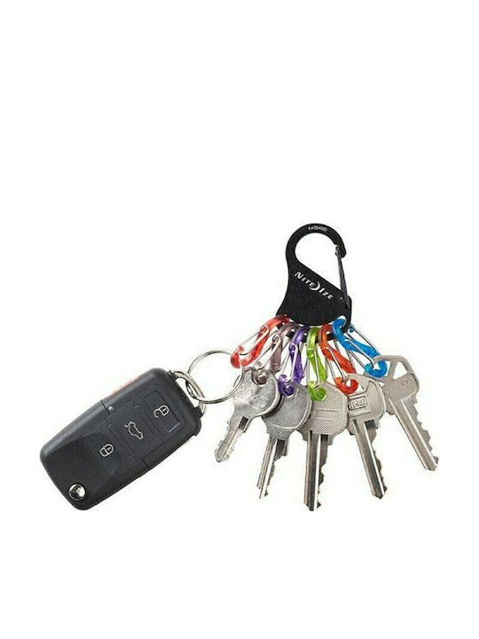 Niteize Μπρελόκ Keyrack S Biner Μεταλλικό Μαύρο