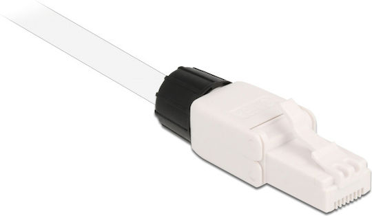 DeLock Stecker RJ-45 männlich Weiß (86978)