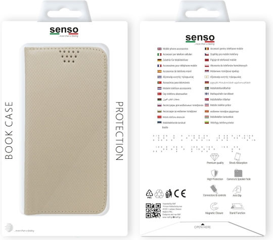 Senso Book Universal έως 5" ( Χρυσό)