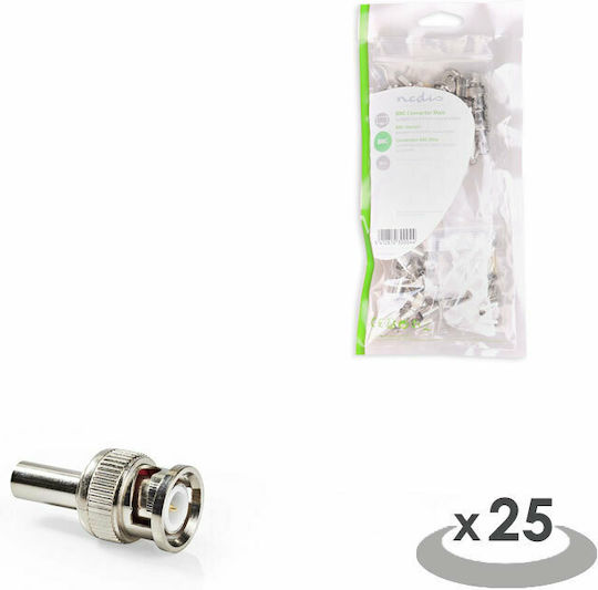 Nedis Stecker BNC männlich 25Stück (CVVC01905ME)