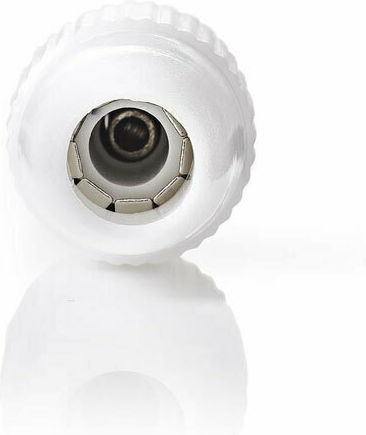 Nedis Βύσμα Coaxial female 2τμχ Λευκό (CSGP40923WT)
