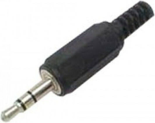 Lz Βύσμα 2.5mm Jack male Μαύρο 01.096.0004