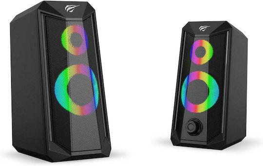 Havit SK202 Компютърни тонколони 2.0 с мощност 3W в Черен цвят