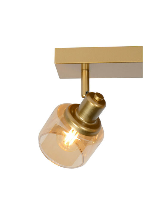 Lucide Lightning Bjorn Double Spot in Gold Color