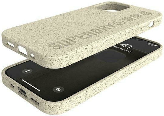 Superdry Snap Umschlag Rückseite Kunststoff Sand (iPhone 12 / 12 Pro)