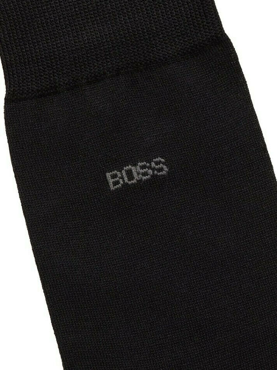 Boss George Men's Solid Color Socks Black