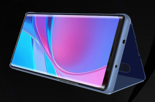 Powertech Buchen Sie Kunststoff Blau (Xiaomi Mi Note 10 Lite)