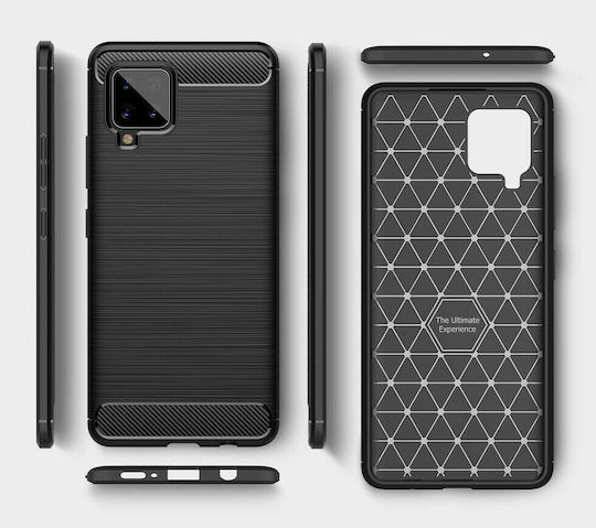 Powertech Back Cover Σιλικόνης Μαύρο (Galaxy A42)