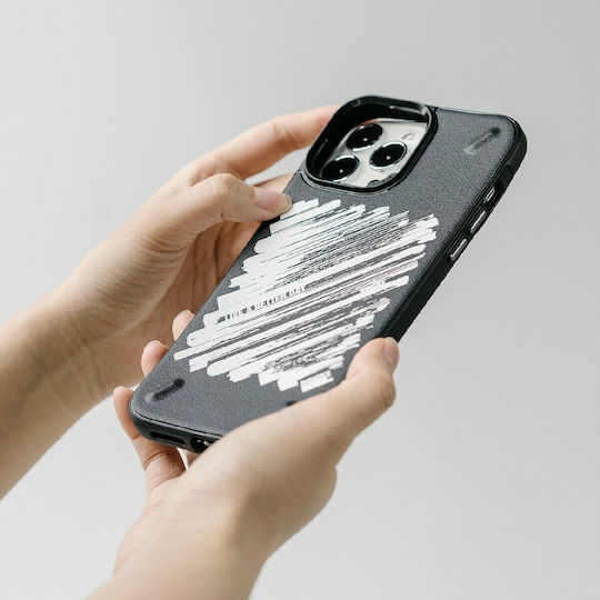 Ringke Onyx Durable Back Cover Plastic Black Design Paint (iPhone 13 Pro)