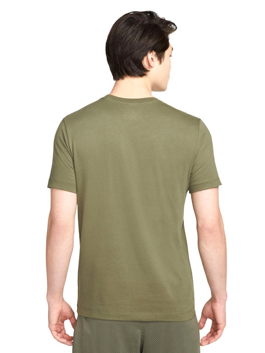 Jumpman Embroidered Athletic T-shirt Khaki