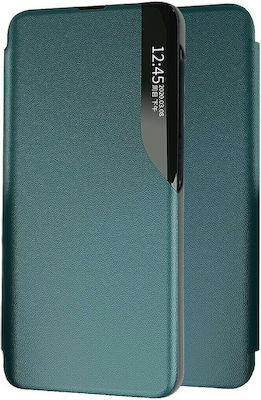 Ancus Smart Flip Carte Piele artificială / Plastic Verde (iPhone 12 mini) 31191