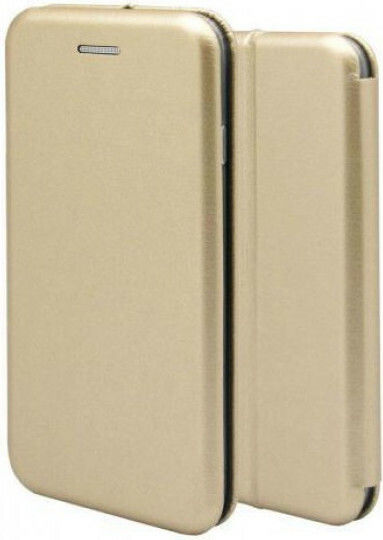 Elegance Buchen Sie Synthetisches Leder Gold (Redmi Note 8T)