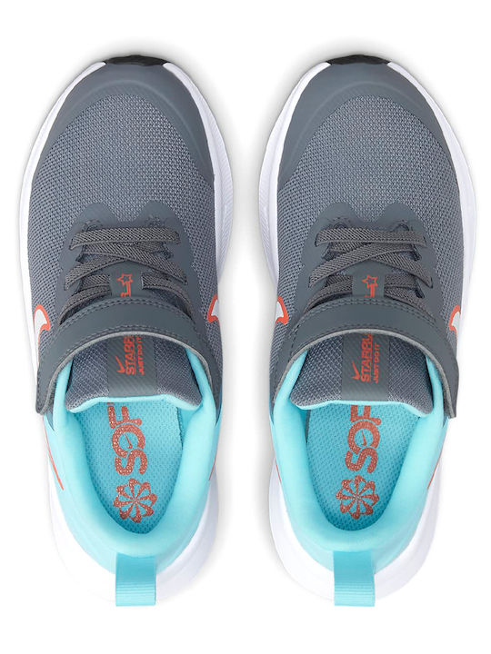 Star Runner Star Runner 3 Kids Sports Shoes Running with Hoop & Loop Closure Gray