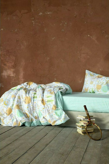 Nima Single Kids Quilt Double Sided Woodland 160x240cm 24752