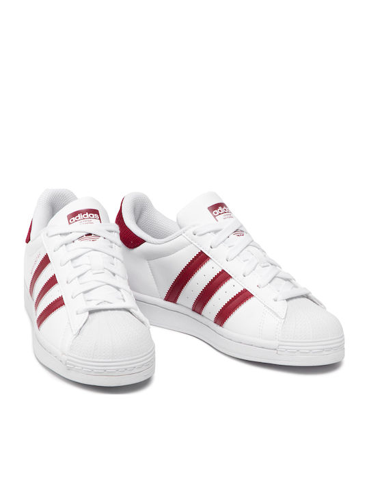 Superstar Superstar Kids Sneakers Cloud White / Team Colleg Burgundy
