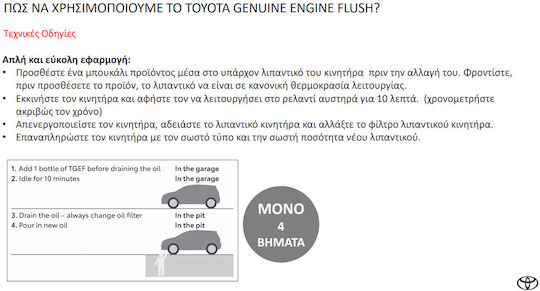 Toyota Diesel Engine Flush Προσθετικό Καθαριστικό Κινητήρα Αυτοκινήτου 300ml