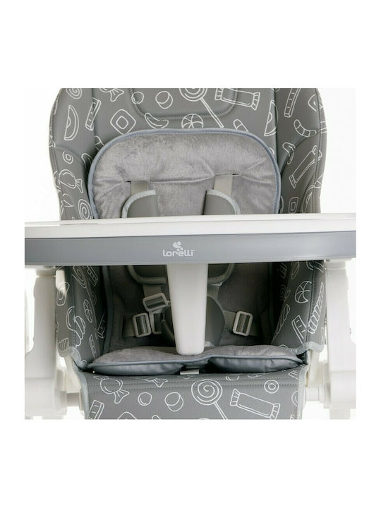 Lorelli Campanella Baby Hochstühle mit Höhenverstellbar Beige Dots