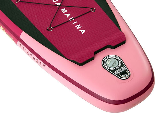 Aqua Marina Coral Tournee Aufblasbare SUP Board mit Länge 3,5 m Rosa