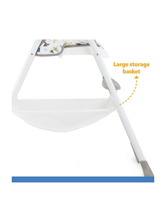 Joie Multi Mimzy Foldable Highchair 2 in 1 White