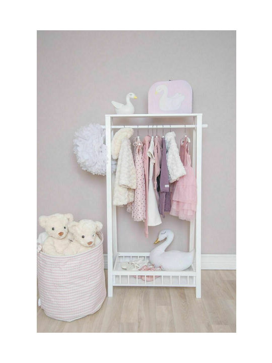 Jabadabado Wooden White Coat Rack