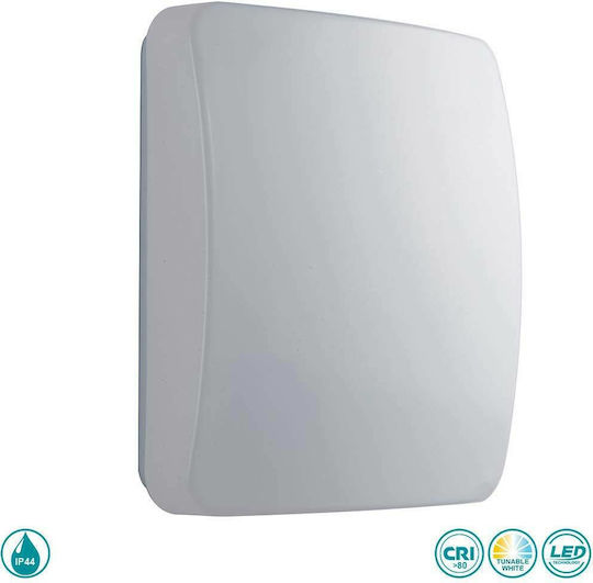Fan Europe I-MOON-Q38 Deckenleuchte Badezimmer 36cm Weiß mit Integrierter LED