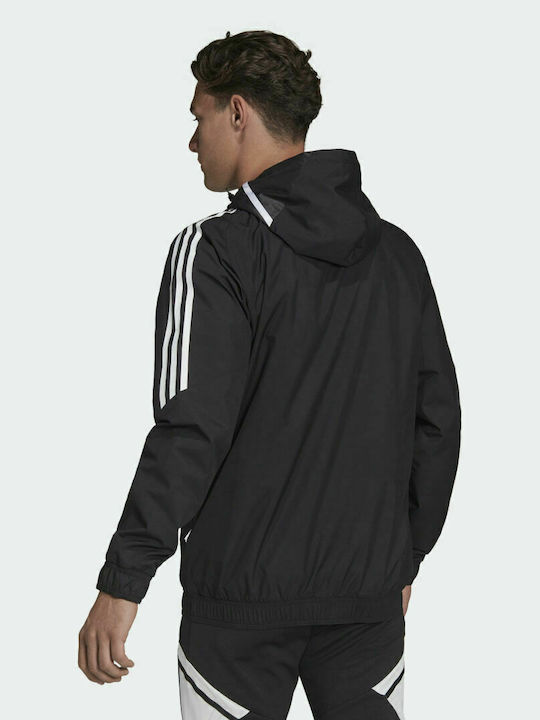 Adidas Condivo 22 All Weather Ανδρικό Μπουφάν Μαύρο