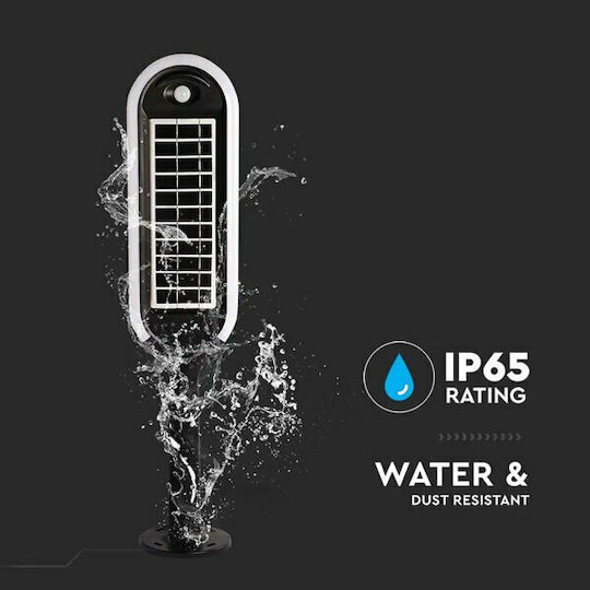 V-TAC VT-945 Street Solar Light 5W 400lm Warm White 3000K with Motion Sensor and Photocell IP65