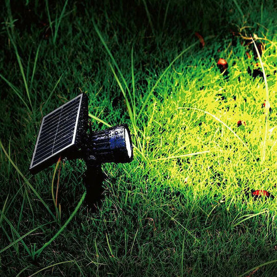 V-TAC VT-952 Spiked Lampă Solară 2W 40lm Alb Rece 6400K cu Fotocelulă IP65 14cmx15cmx28cmcm