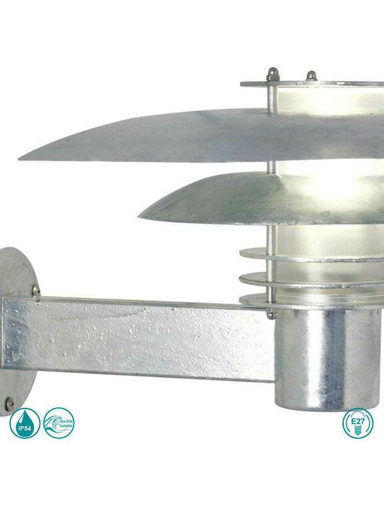 Nordlux Phoenix Wall-Mounted Outdoor Hat Light E27 IP54 42.5x22εκ.