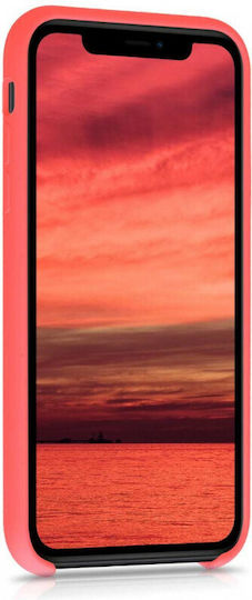 KWmobile Rubber Back Cover Silicone Living Coral (iPhone 11)