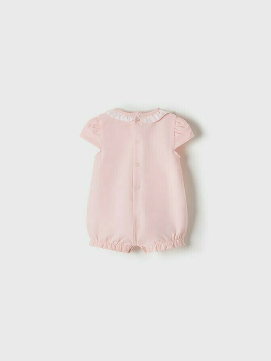 Mayoral Baby Bodysuit Set Short-Sleeved Pink