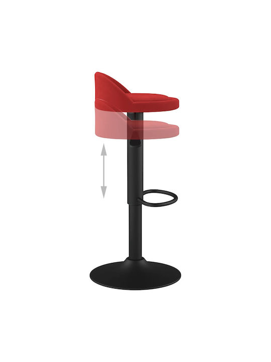 Stool Bar with Adjustable Height Bordeaux 36x38x72cm