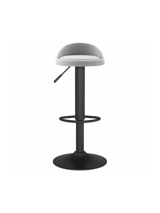 Stool Bar with Adjustable Height Light grey 2pcs 36x38x72-94cm