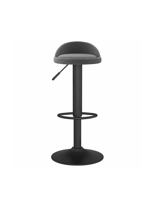 Stool Bar with Adjustable Height Dark Grey 36x38x72-94cm