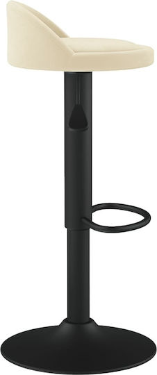Табуретка Бар с регулируема височина Крем 2бр 36x38x72-94см