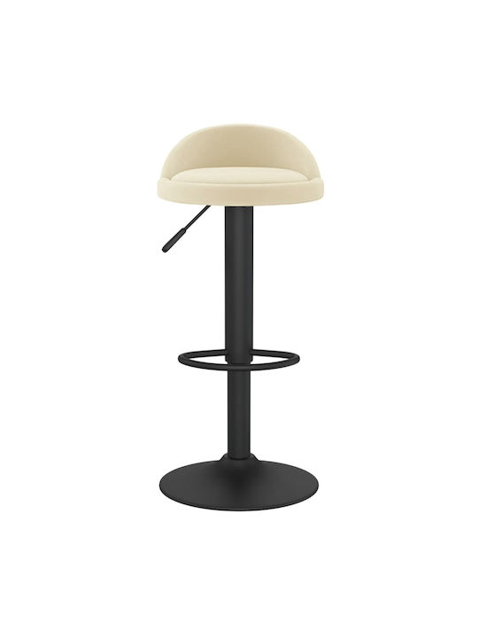 Hocker Bar mit Höhenverstellbar Cream 2Stück 36x38x72-94cm