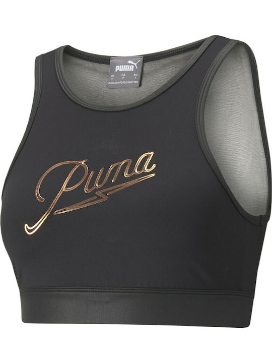 Moto Women's Sports Bra without Padding Black