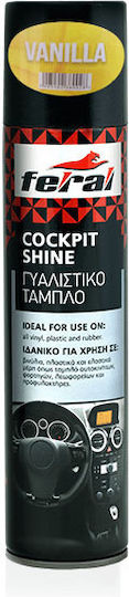 Feral Cockpit Shine Polishing Spray for Car Dashboard with Aroma Vanilla 750ml